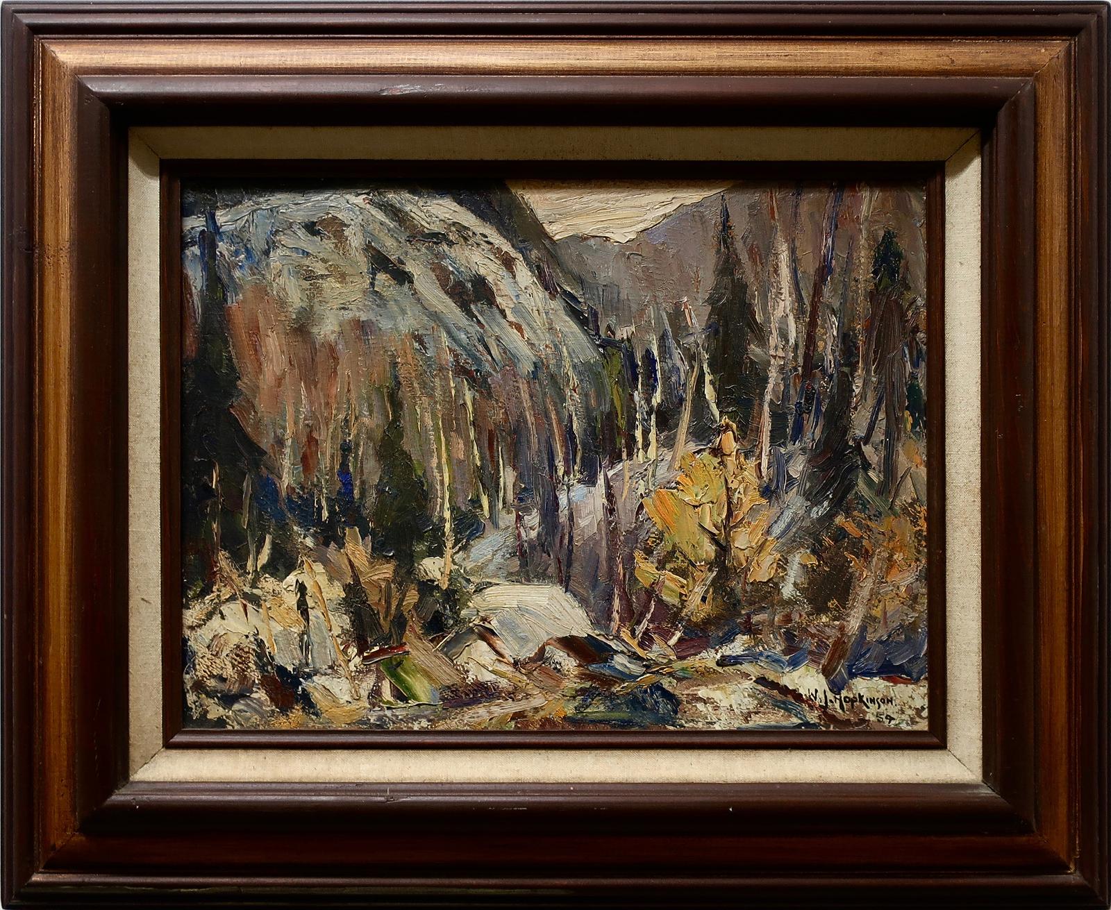 William John Hopkinson (1887-1970) - Rock Country, Algonquin Ont.