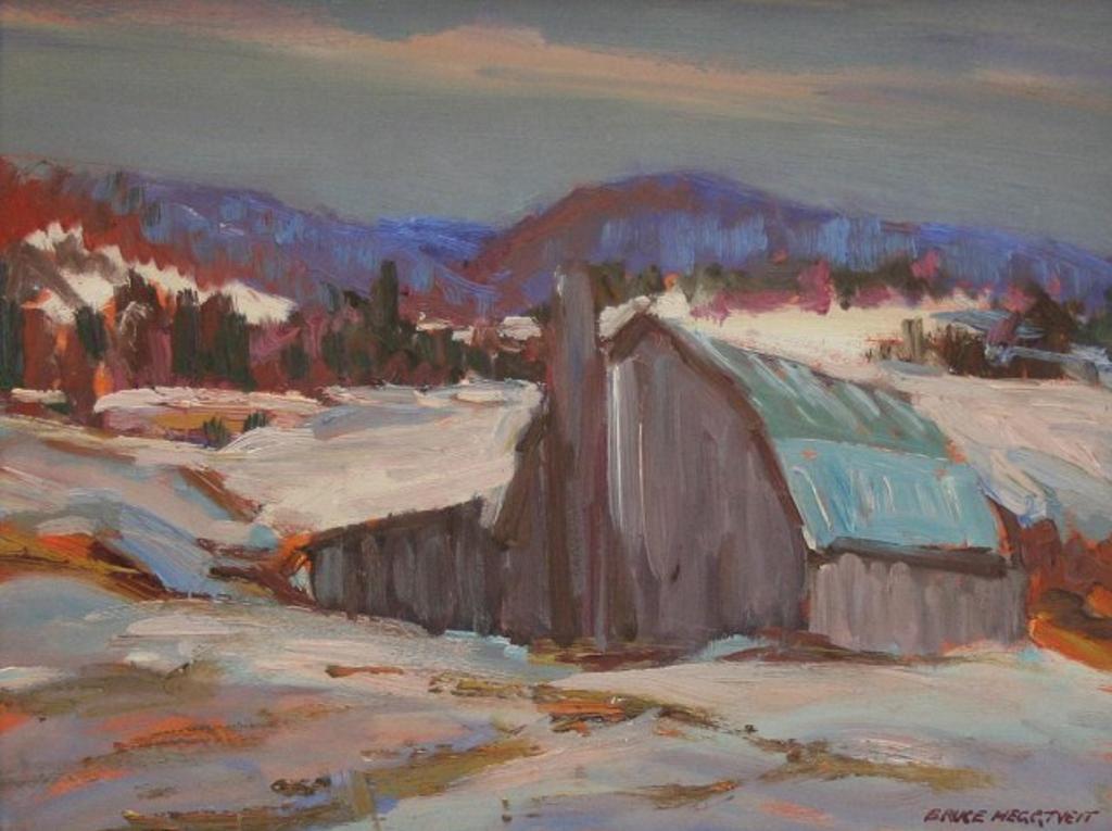 Bruce Allen Heggtveit (1917-2002) - Old Farm, Ste. Sixte, Quebec