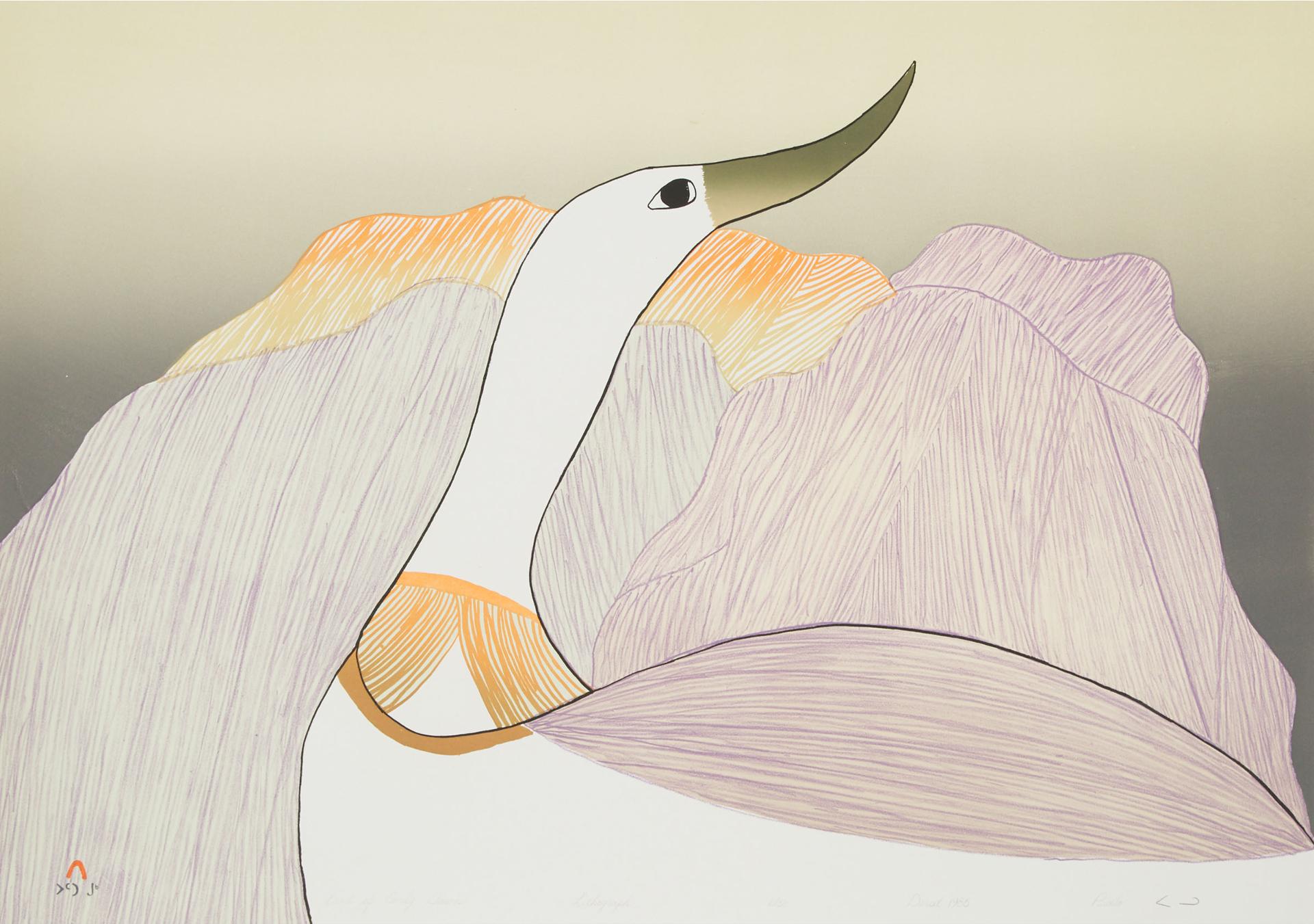Pudlo Pudlat (1916-1992) - Bird Of Early Dawn
