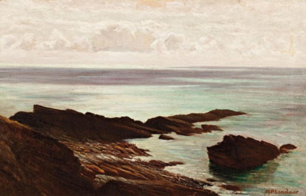 Peter Moffat Lindner (1852-1949) - Coastal View