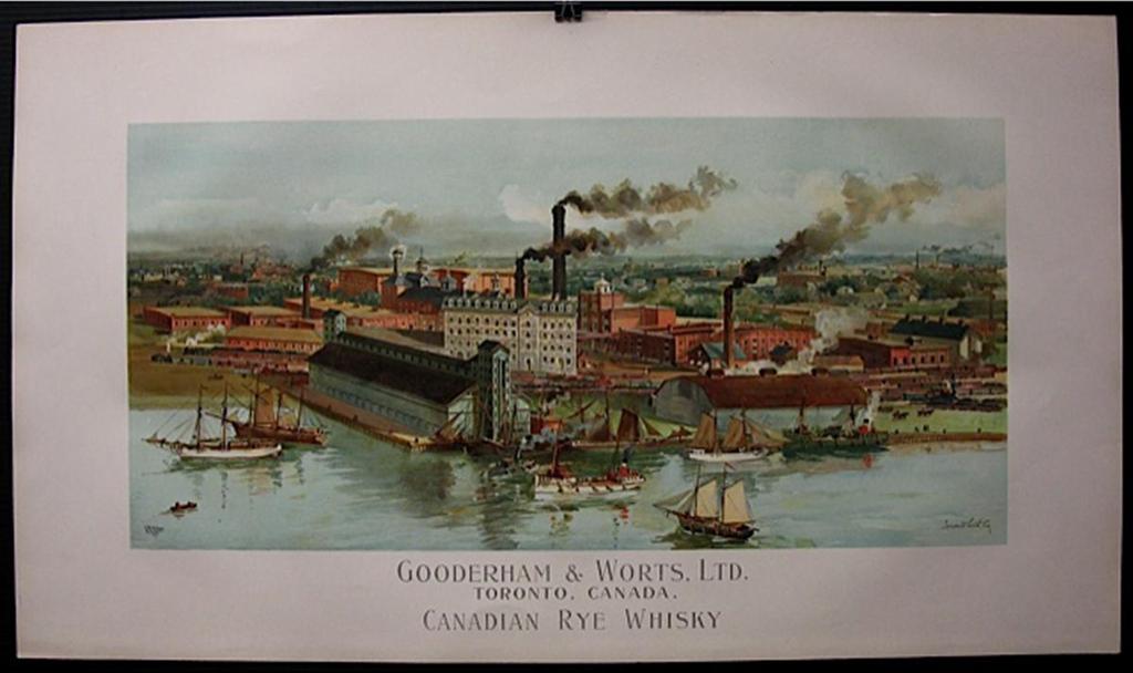 Arthur Henry Hider (1870-1952) - Gooderham & Worts Ltd., Toronto, Canada. Canadian Rye Whiskey