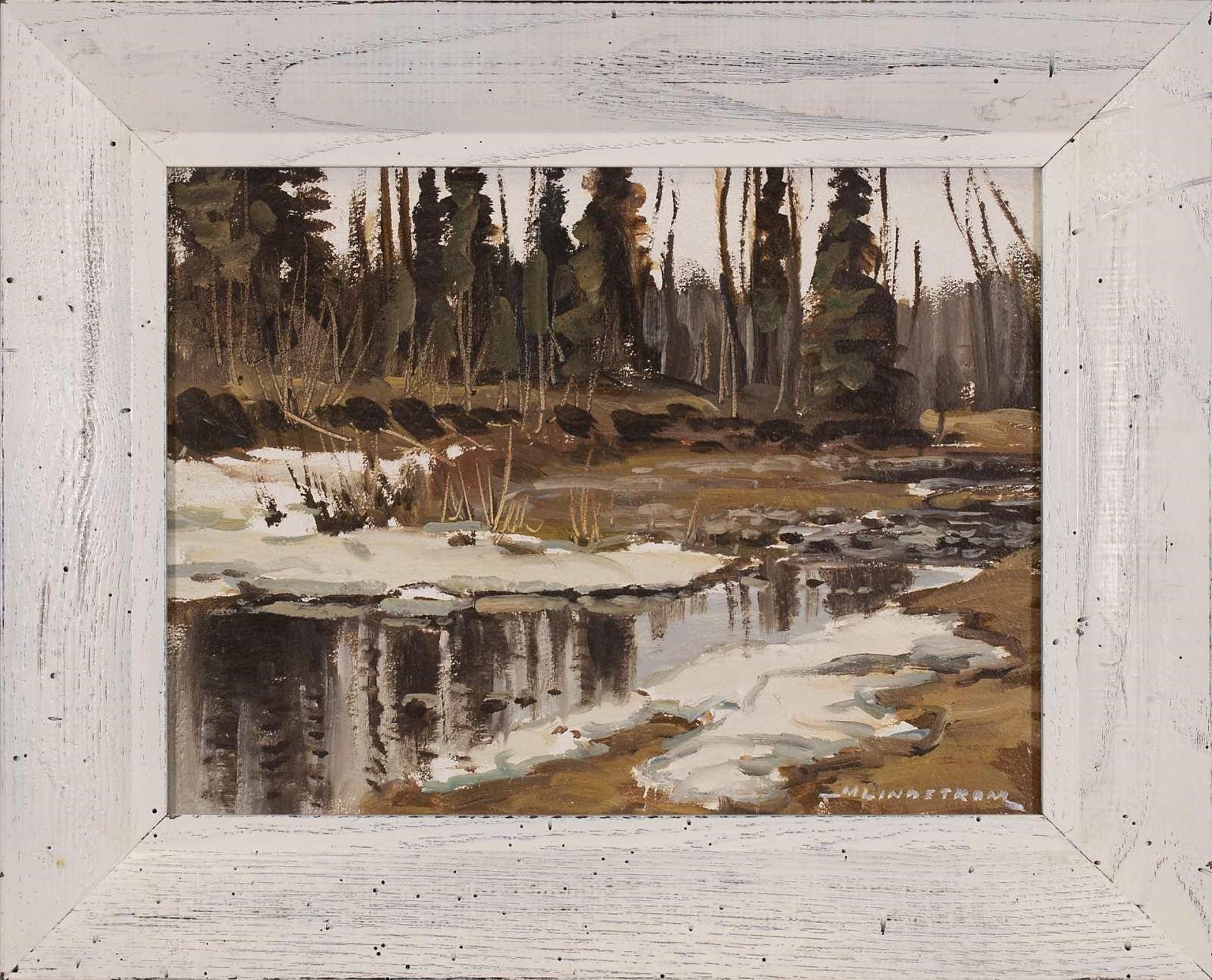 Matt Lindstrom (1890-1975) - Untitled, Spring Thaw