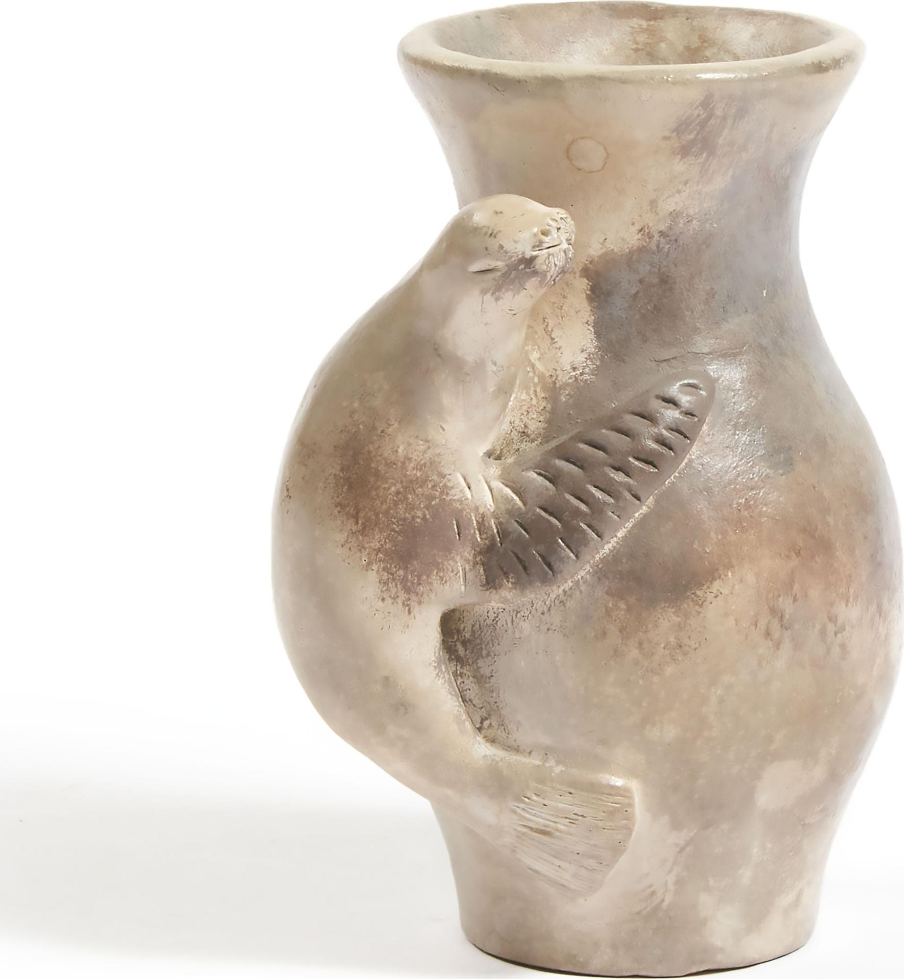 ROGER AKSADJUAK - Vase With Seal
