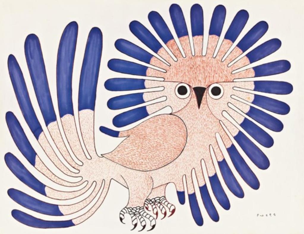 Kenojuak Ashevak (1927-2013) - Untitled (Owl), ca. 1967-69