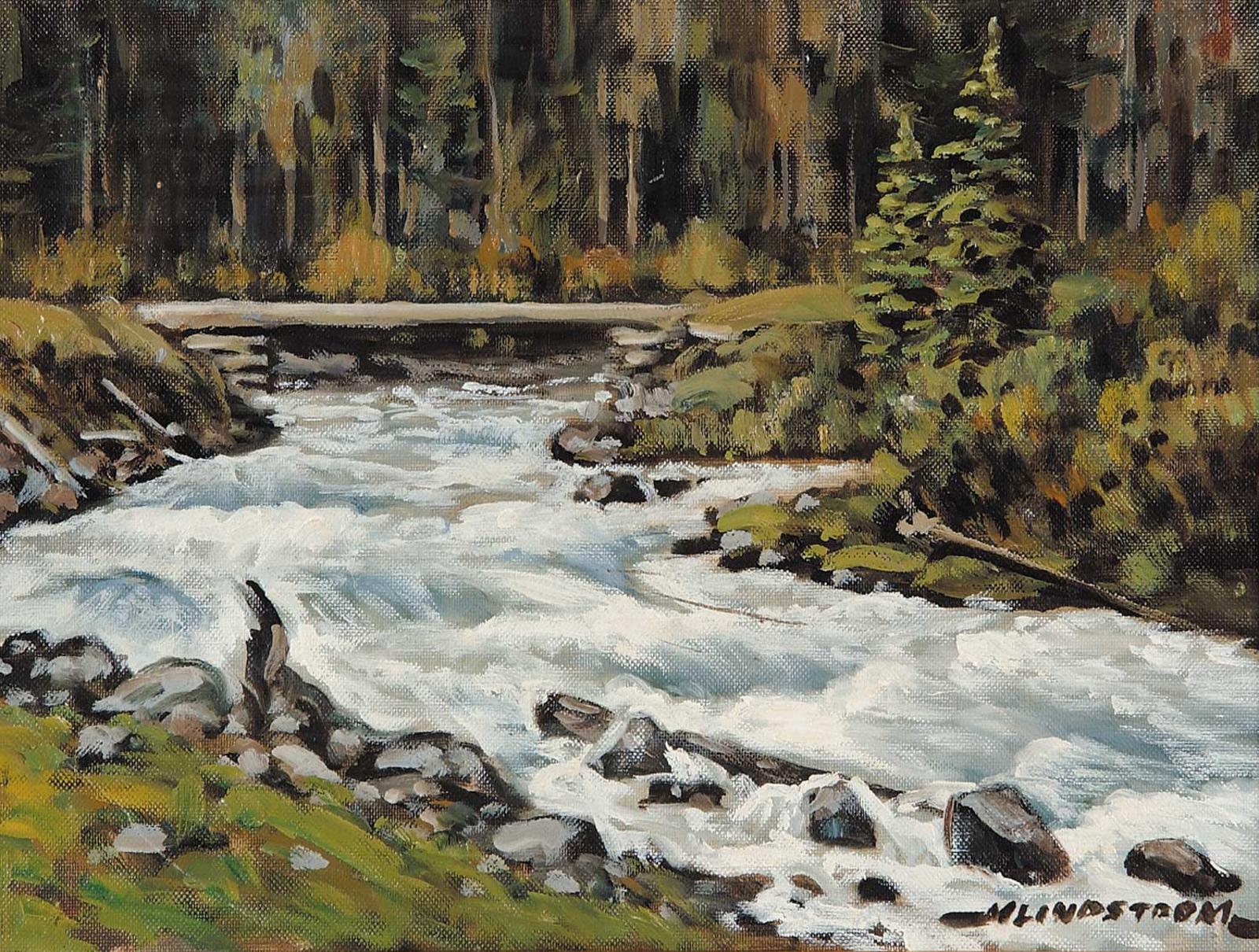 Matt Lindstrom (1890-1975) - Wardley Creek, Banff