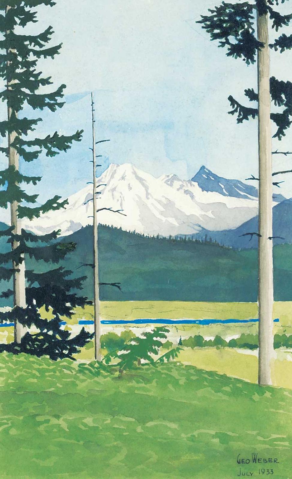 George Weber (1907-2002) - Mt. Baker, Washington