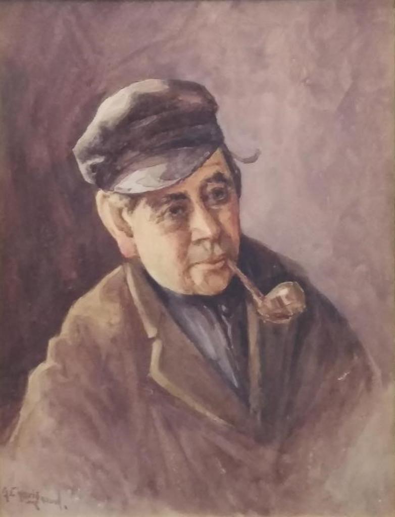 Georges Chavignaud (1865-1944) - Pleasant Pipe Smoker