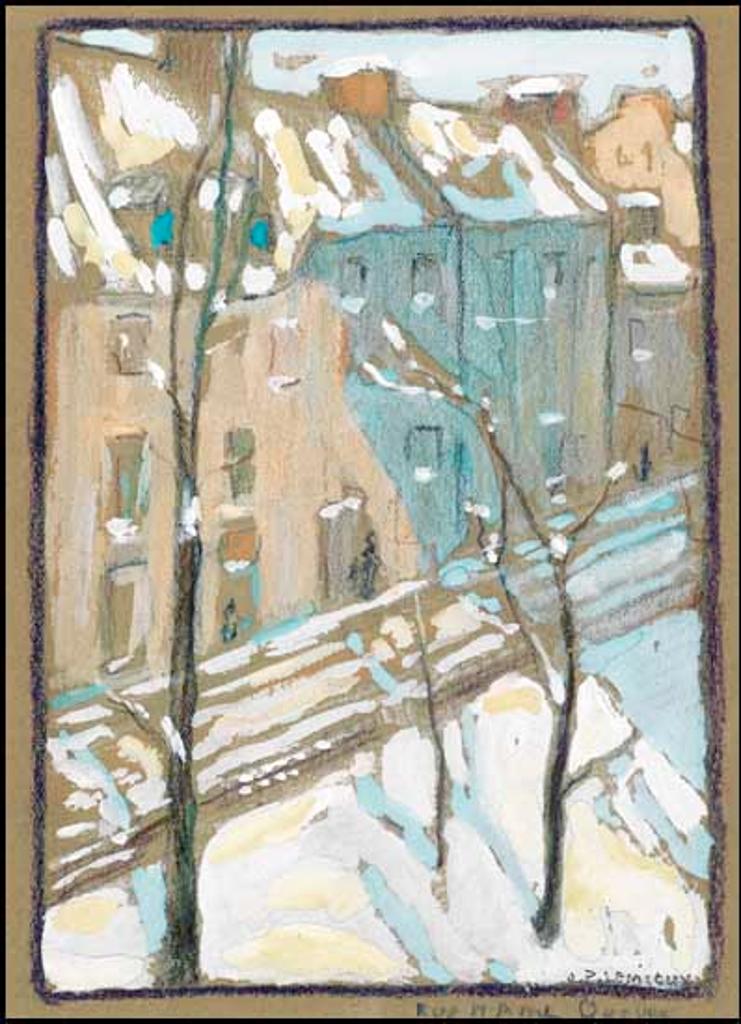 Jean Paul Lemieux (1904-1990) - Rue Ste-Anne, Québec