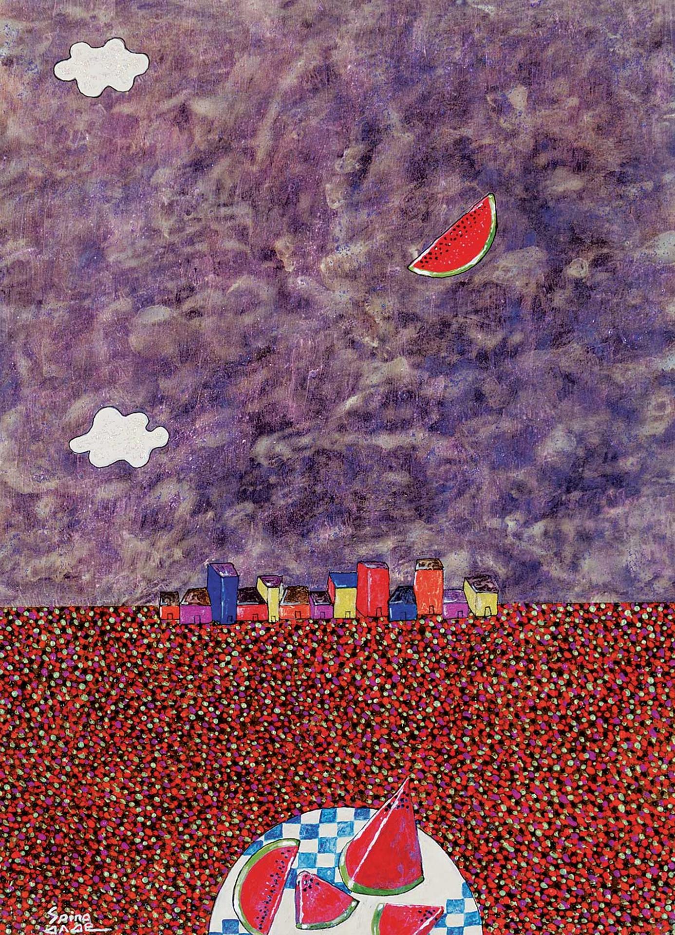 Ferdinando Nichola (Fred) Spina (1949) - Arctic Melon Landscape