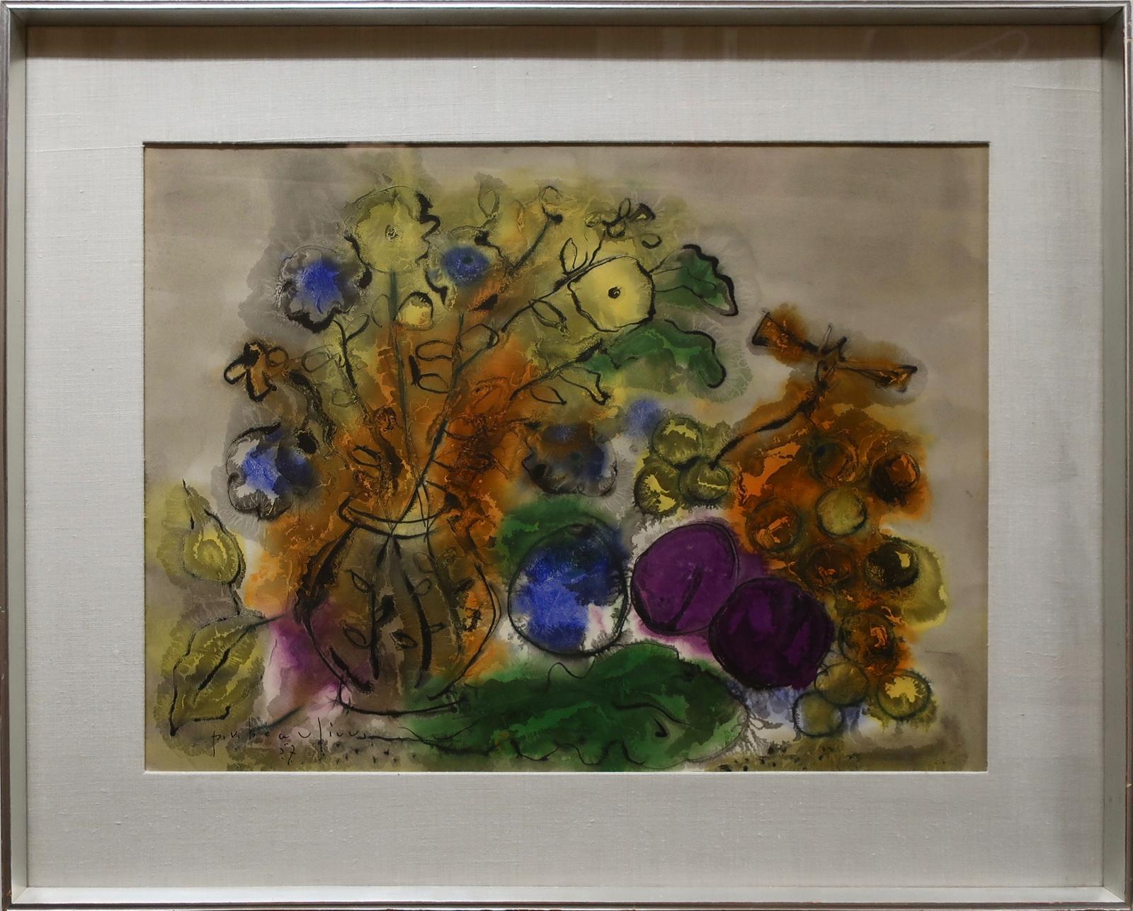 Paul Vanier Beaulieu (1910-1996) - Untitled (Flowers And Fruits)