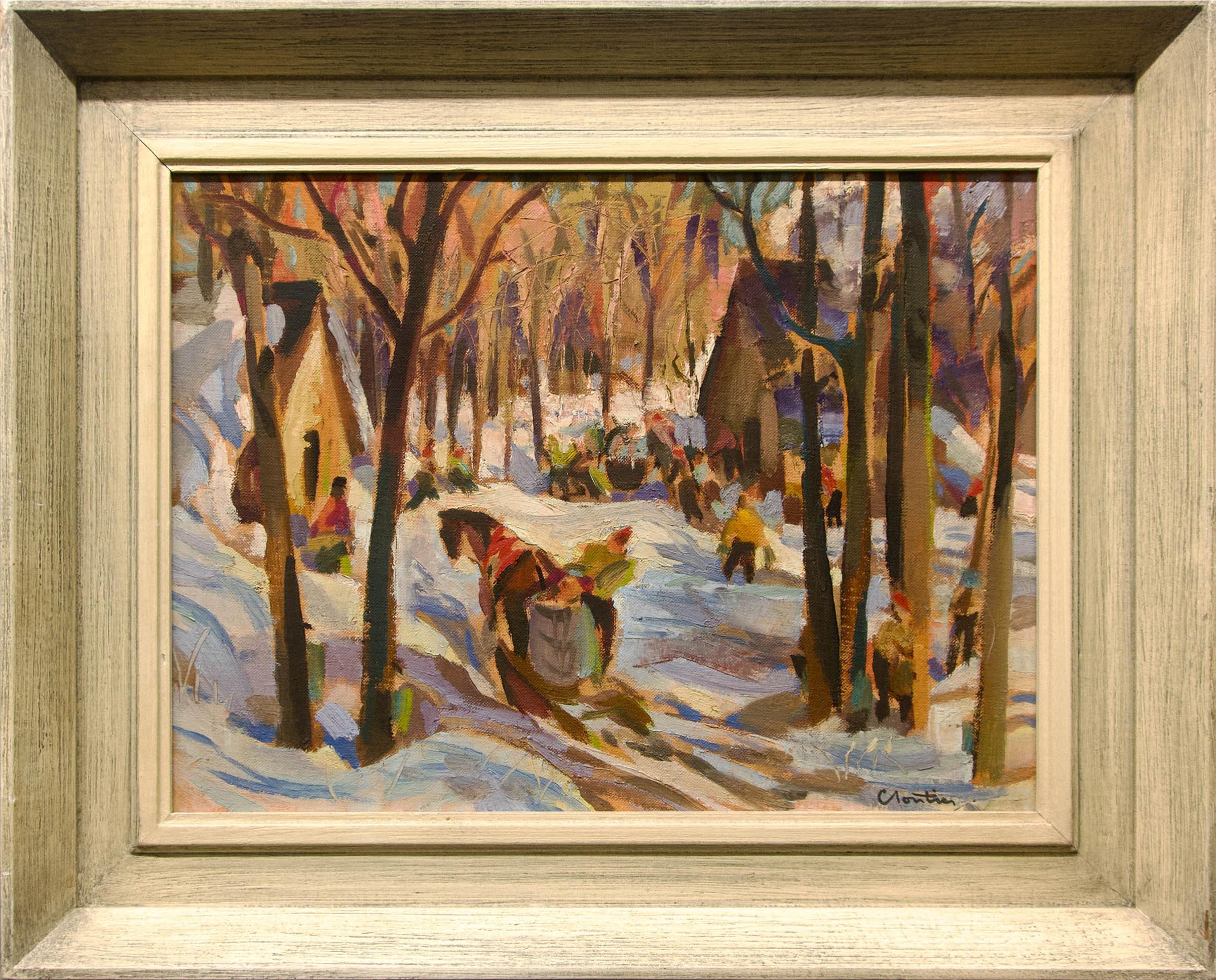 Albert Edward Cloutier (1902-1965) - Maple Sugar Party - South Shore, Quebec
