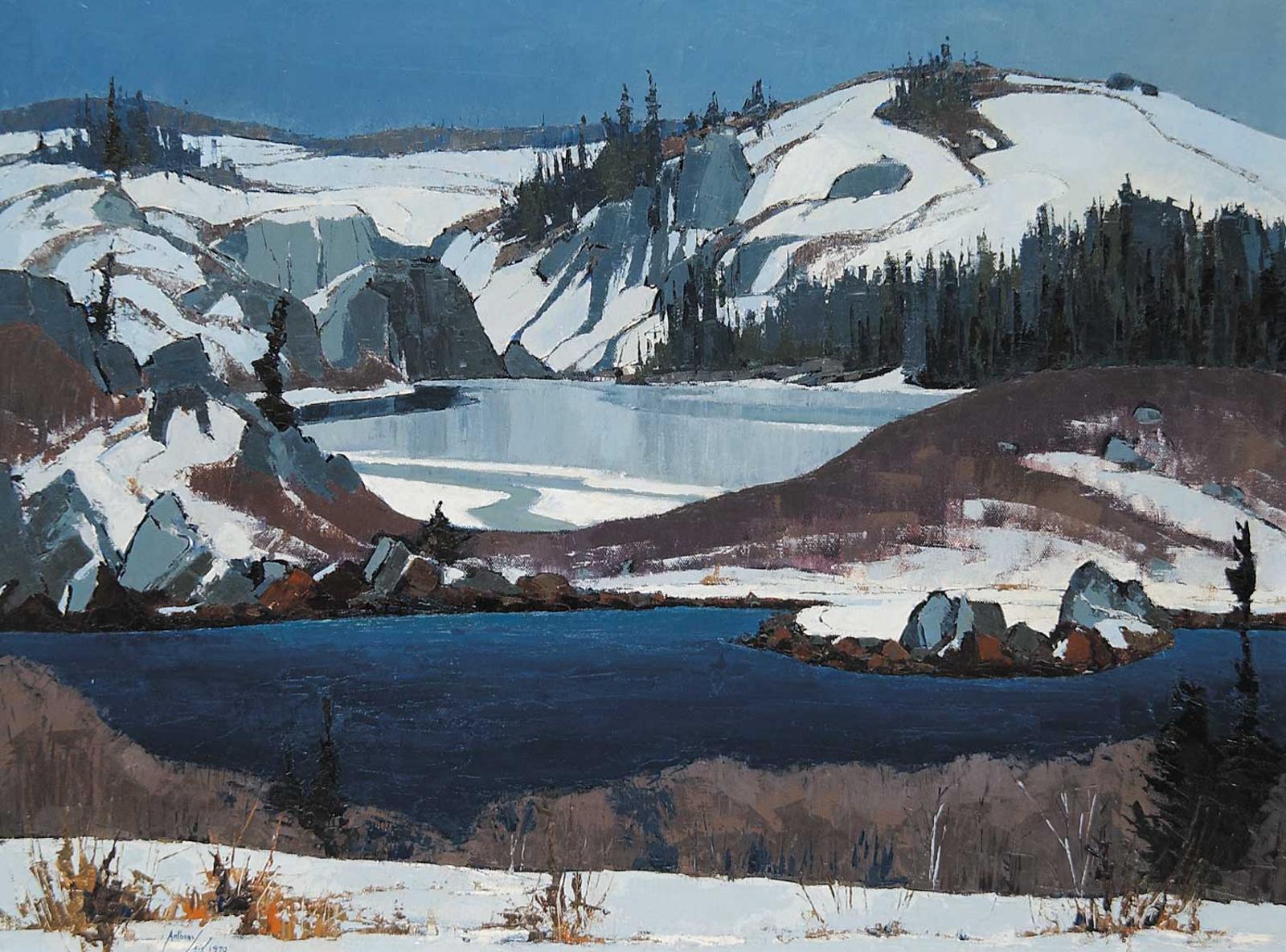 Charles Anthony Francis Law (1916-1996) - The Frozen Lake, Terrace Bay, N.S.