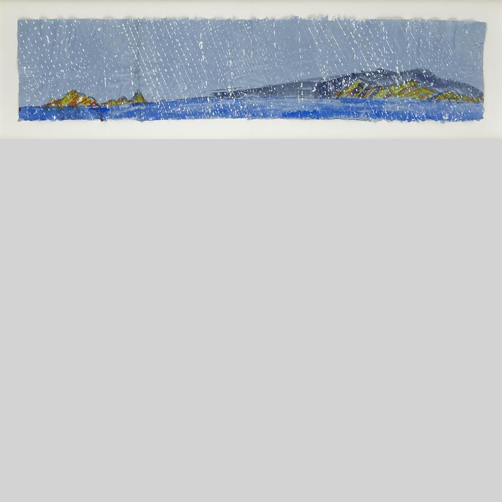 William Paterson Ewen (1925-2002) - Coastline With Precipitation, 1975