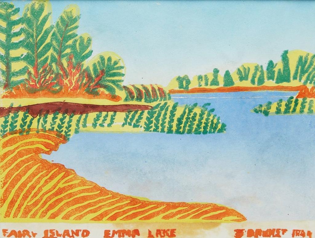 Stanley Ernest Brunst (1894-1962) - Fairy Island, Emma Lake