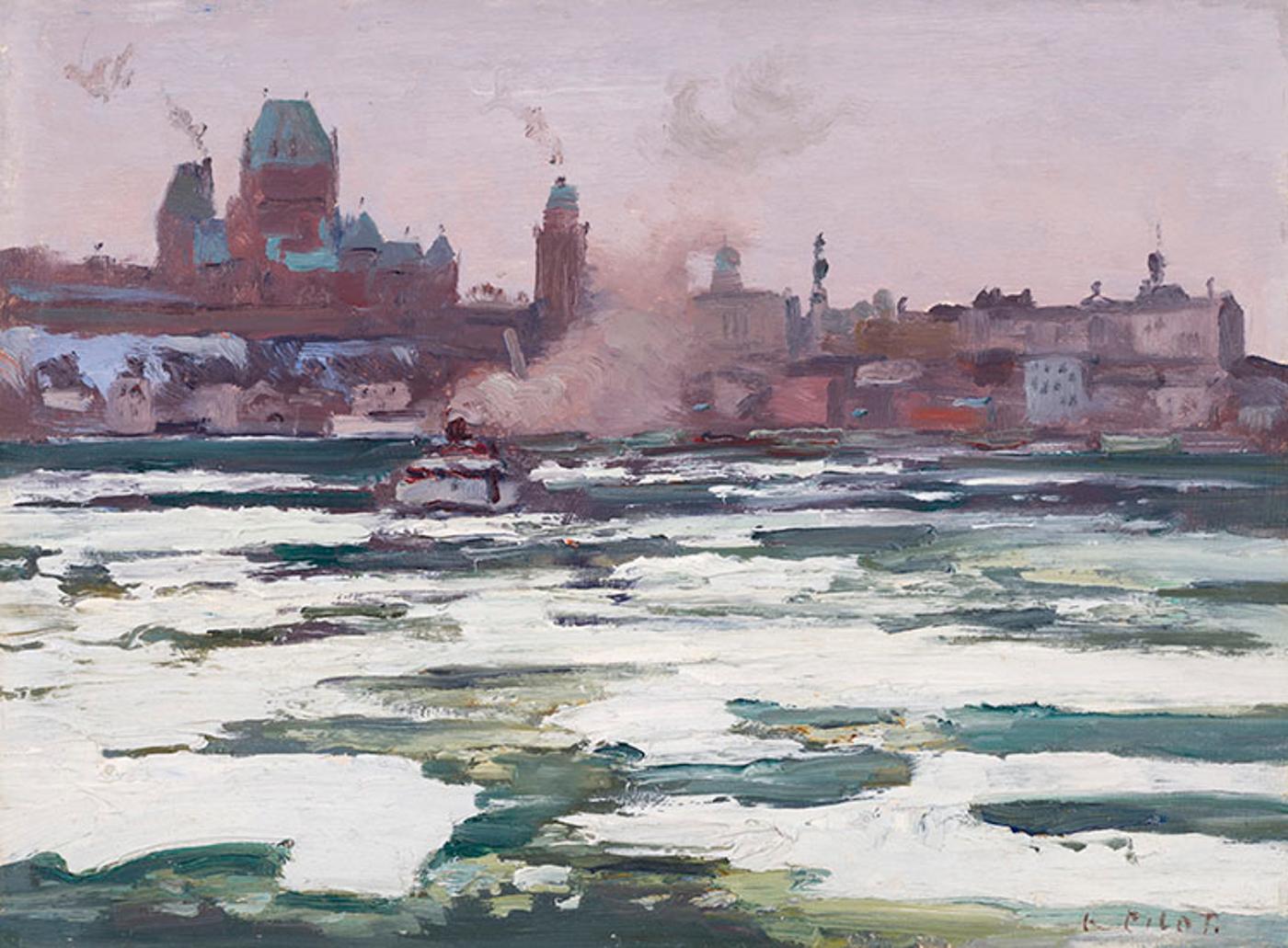 Robert Wakeham Pilot (1898-1967) - Ice Floes, Quebec