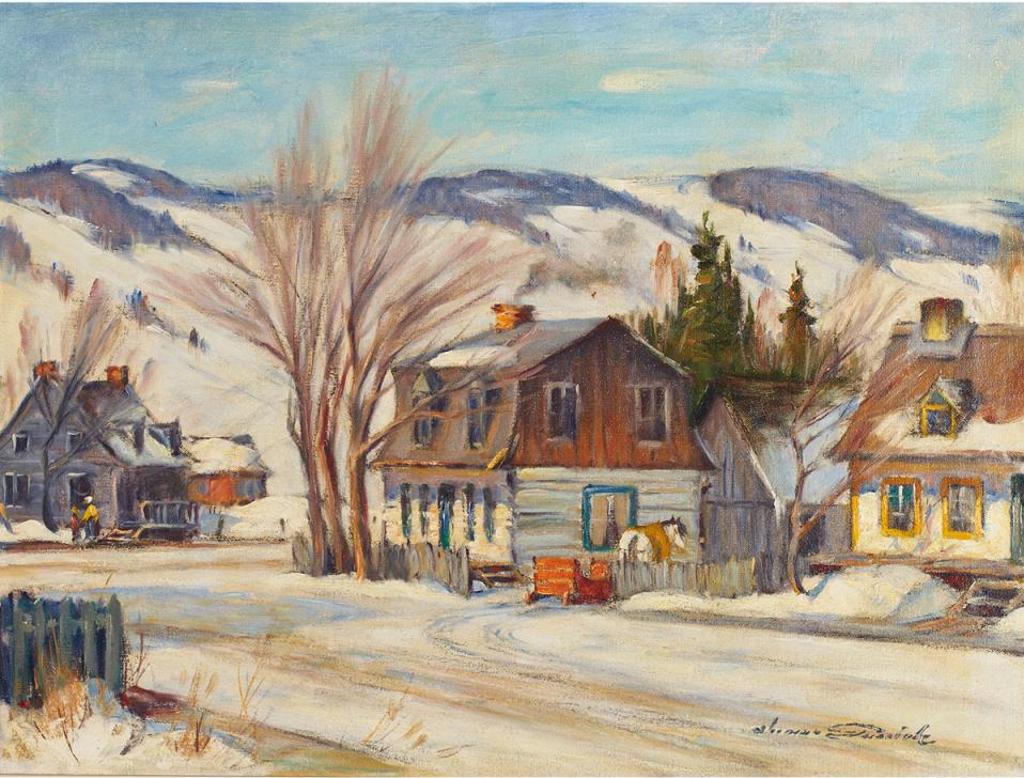 Thomas Hilton Garside (1906-1980) - Winter, Baie St. Paul
