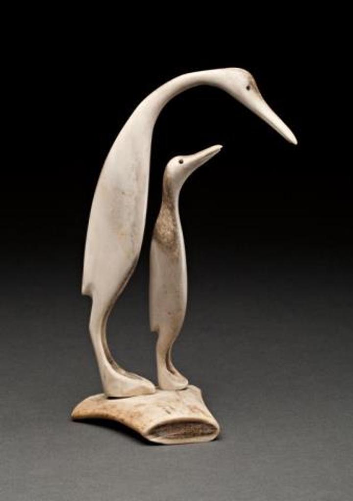 Johnny Kahagrenik (1902-1978) - Two Standing Birds, mid 1960s