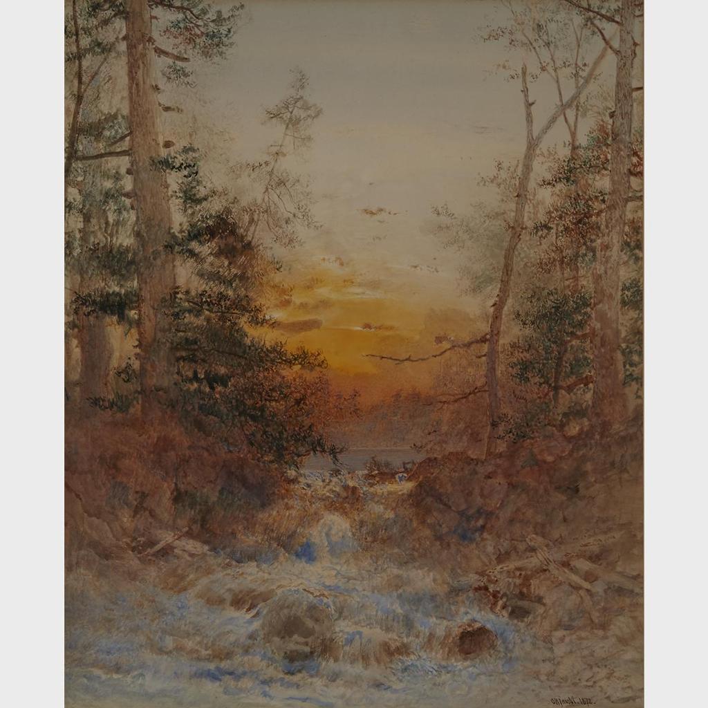Otto Rheinhold Jacobi (1812-1901) - Waterfall Landscape