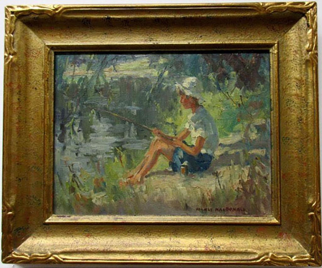 Manly Edward MacDonald (1889-1971) - Untitled (Young Boy Fishing)