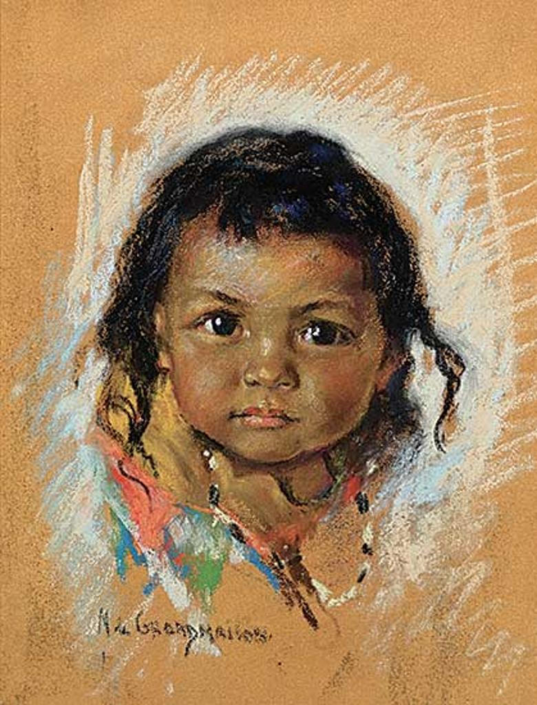 Nicholas (Nickola) de Grandmaison (1892-1978) - Untitled - Young Child with Necklace