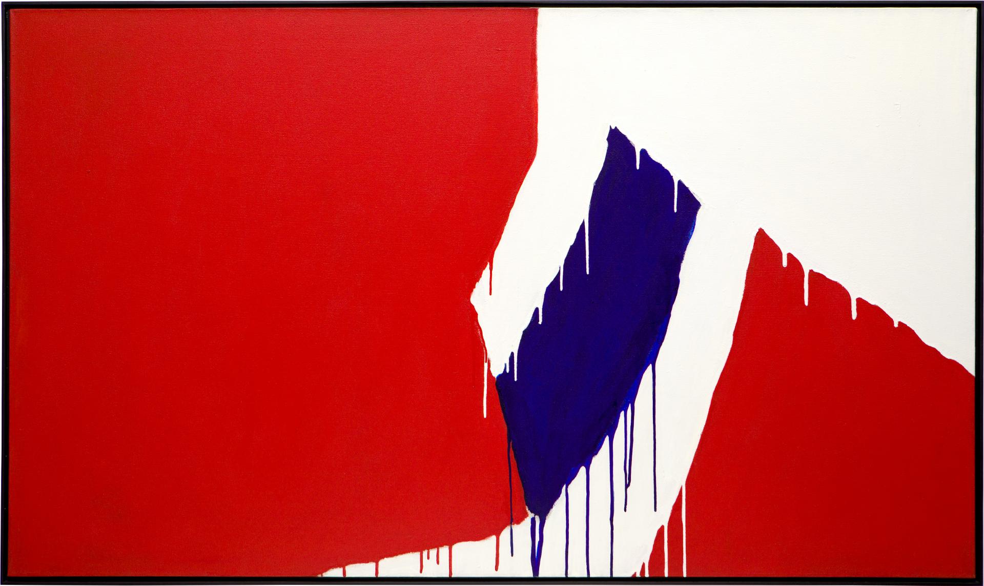 Serge Lemoyne (1941-1998) - Untitled (série Bleu, Blanc, Rouge)