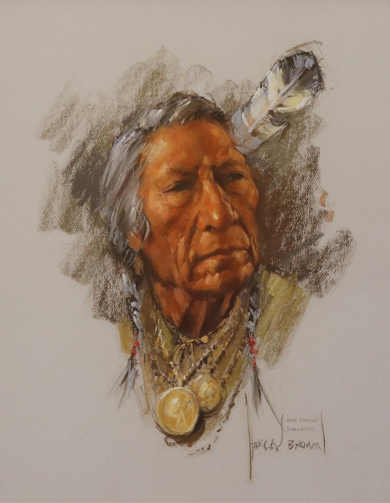 Harley W. Brown (1939) - One Arrow, Blackfoot