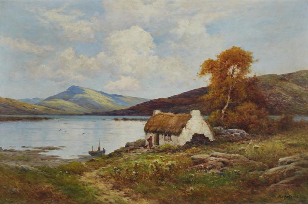 Alfred Fontville de [Junior] Breanski (1877-1957) - Autumn Morning In Co. Galway