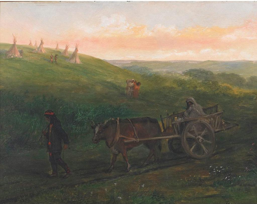 Alfred W. Boisseau (1823-1901) - Indian Camp On Brandon Hills