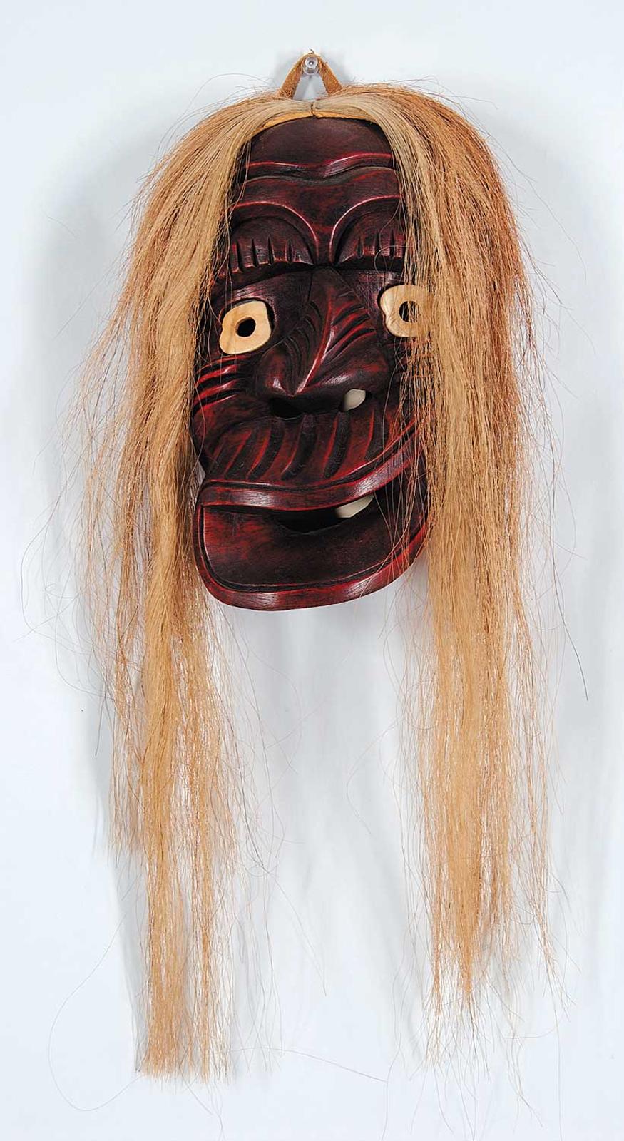 Dohan'dre Iroquois - Broken Nose Mask with Bone Eyes