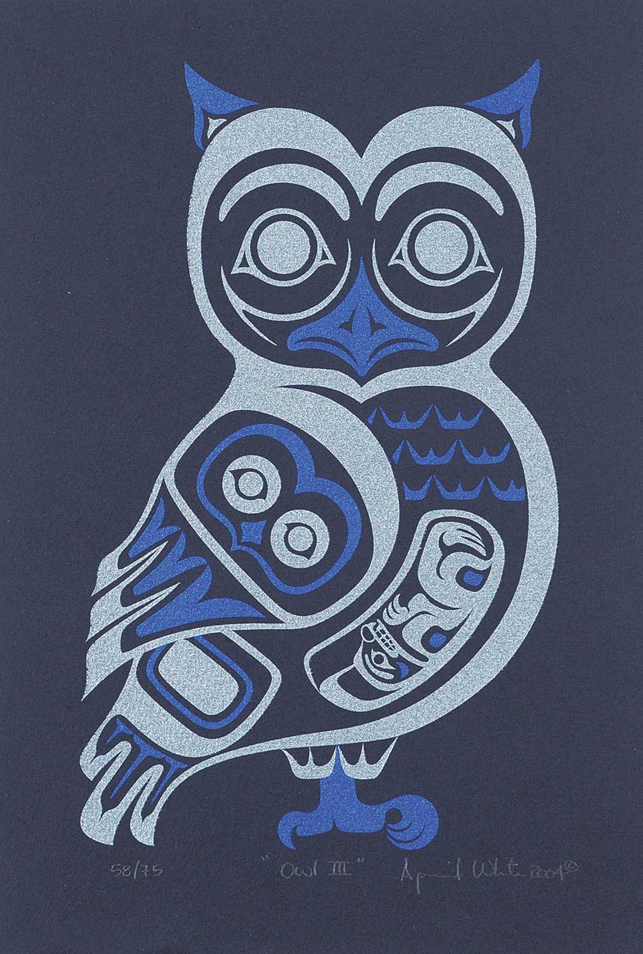 April White - Owl III  #58/75