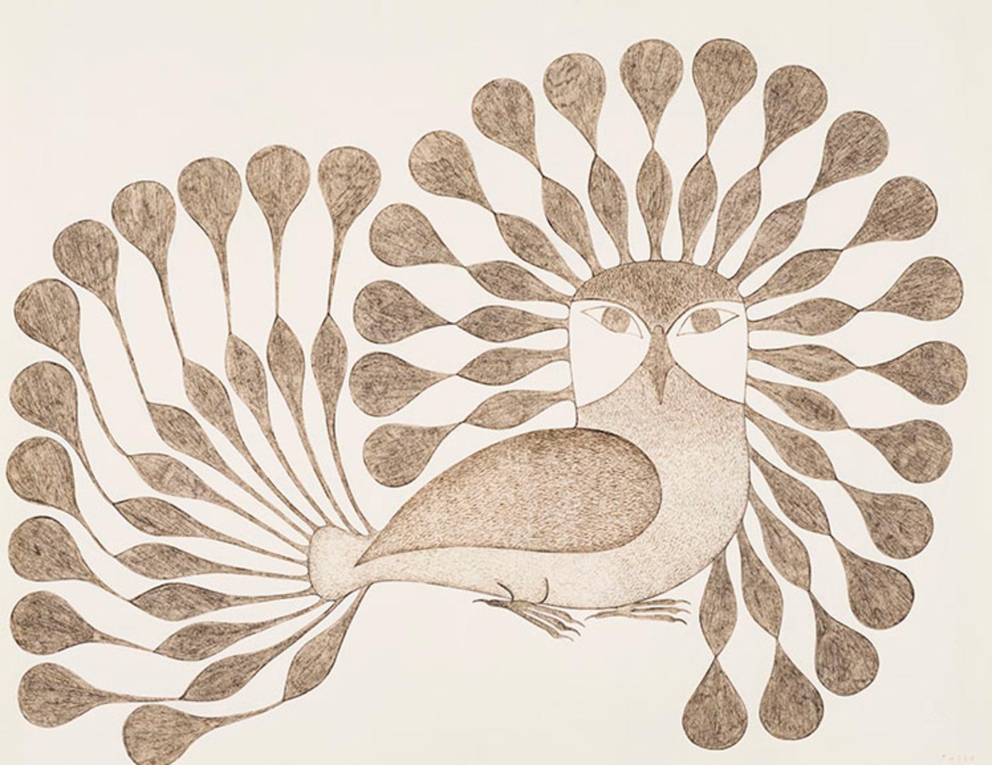 Kenojuak Ashevak (1927-2013) - Untitled