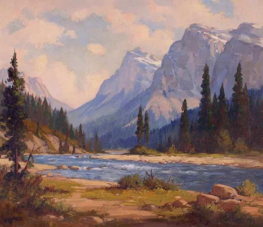 Roland Gissing (1895-1967) - Lougheed Mountain