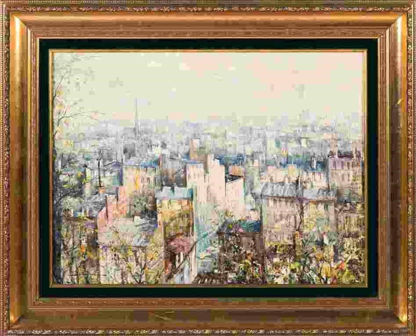 Lucien Delarue (1925-2011) - City Scene