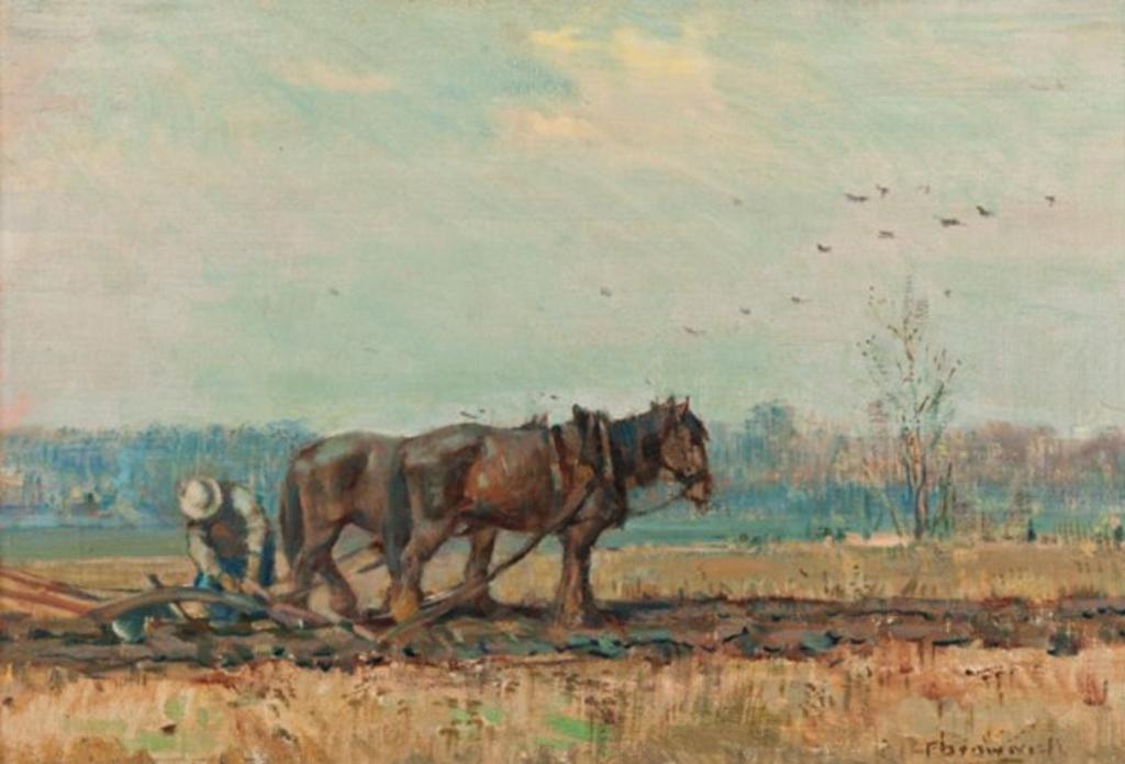 Franklin Peleg Brownell (1857-1946) - Autumn Tilling