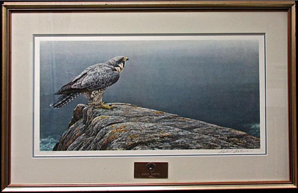 Robert Mclellan Bateman (1930-1922) - Ready For Flight - Peregrine Falcon
