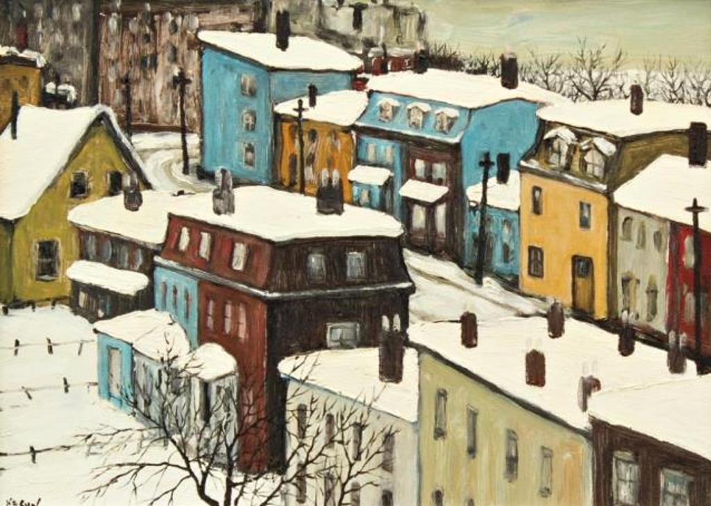 John Kasyn (1926-2008) - Winter in St. Johns Newfoundland