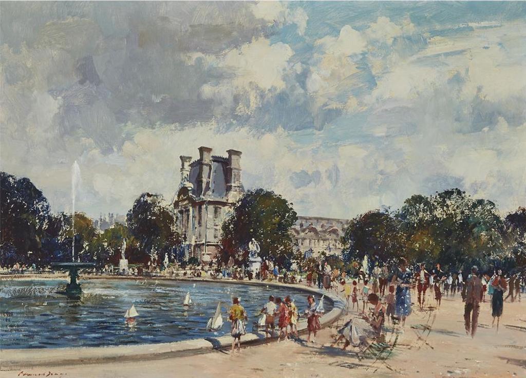 Edward Brian Seago (1910-1974) - The Round Pond, Tuileries Gardens