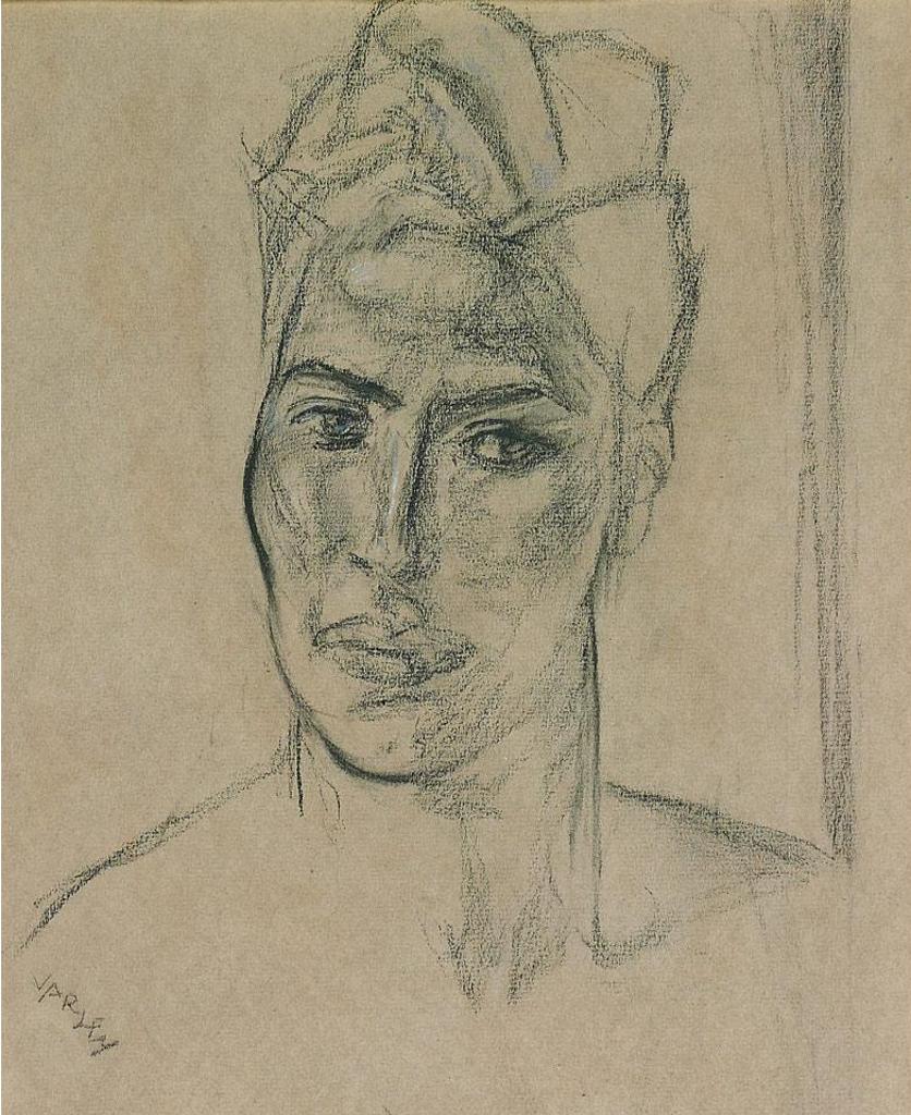 Frederick Horseman Varley (1881-1969) - Portrait Of A Woman