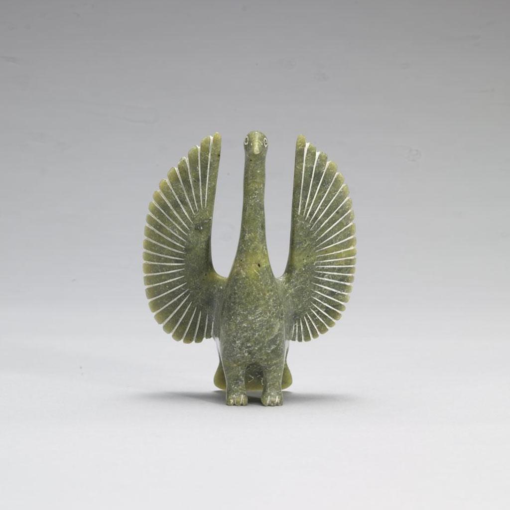 Abraham Etungat (1911-1999) - Bird With Upswept Wing