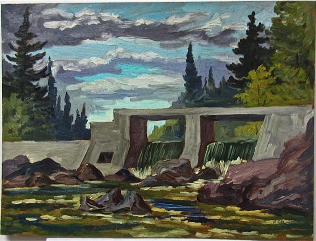 Muriel E. Newton-White (1928) - Dam, Charlton, On.; Untitled (Forest)