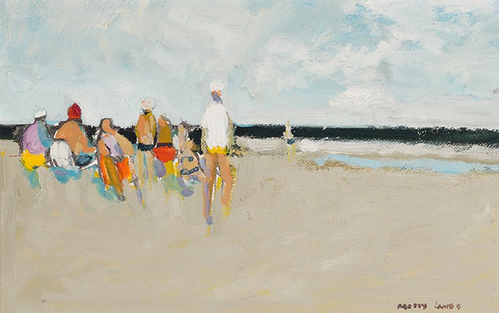 Molly Joan Lamb Bobak (1922-2014) - Beach Goers