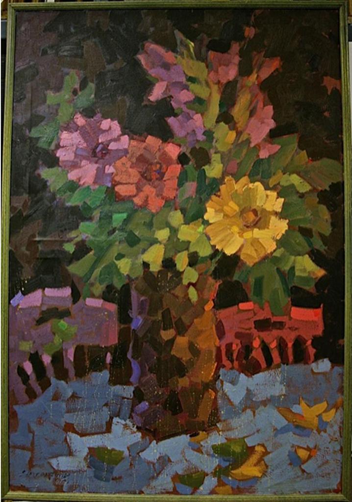 Leif K. Ostlund (1958) - Untitled (Still Life - Flowers)