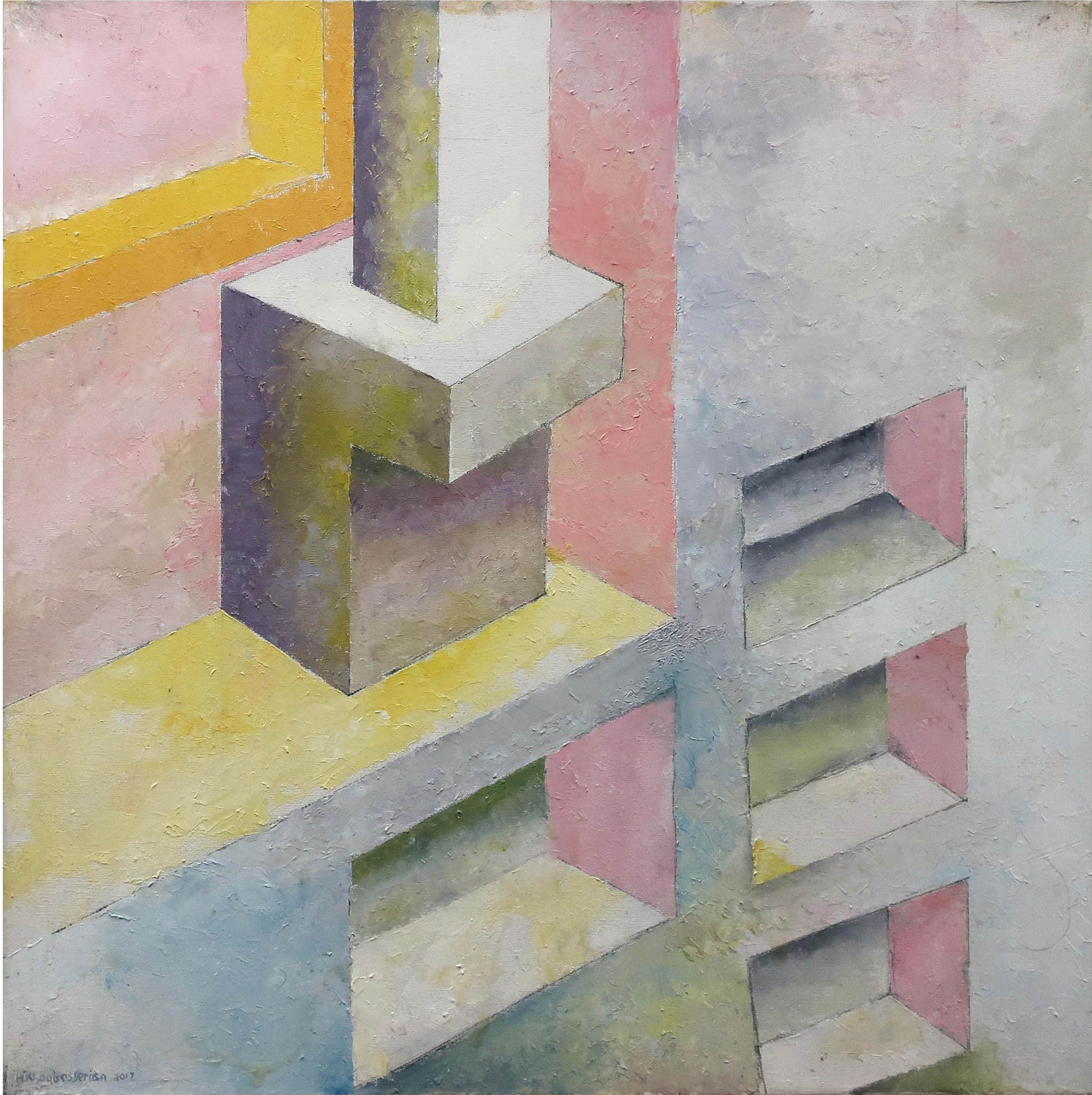 Hagop Khoubesserian (1931-2019) - Colourful Highrise