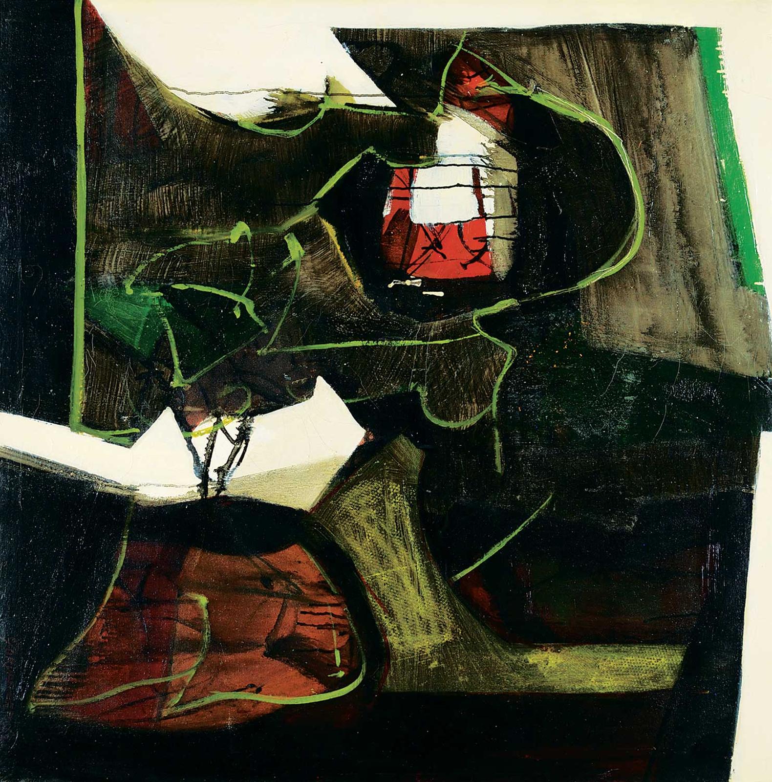 James Edward Gordaneer (1933-2016) - Untitled - Dark Abstract