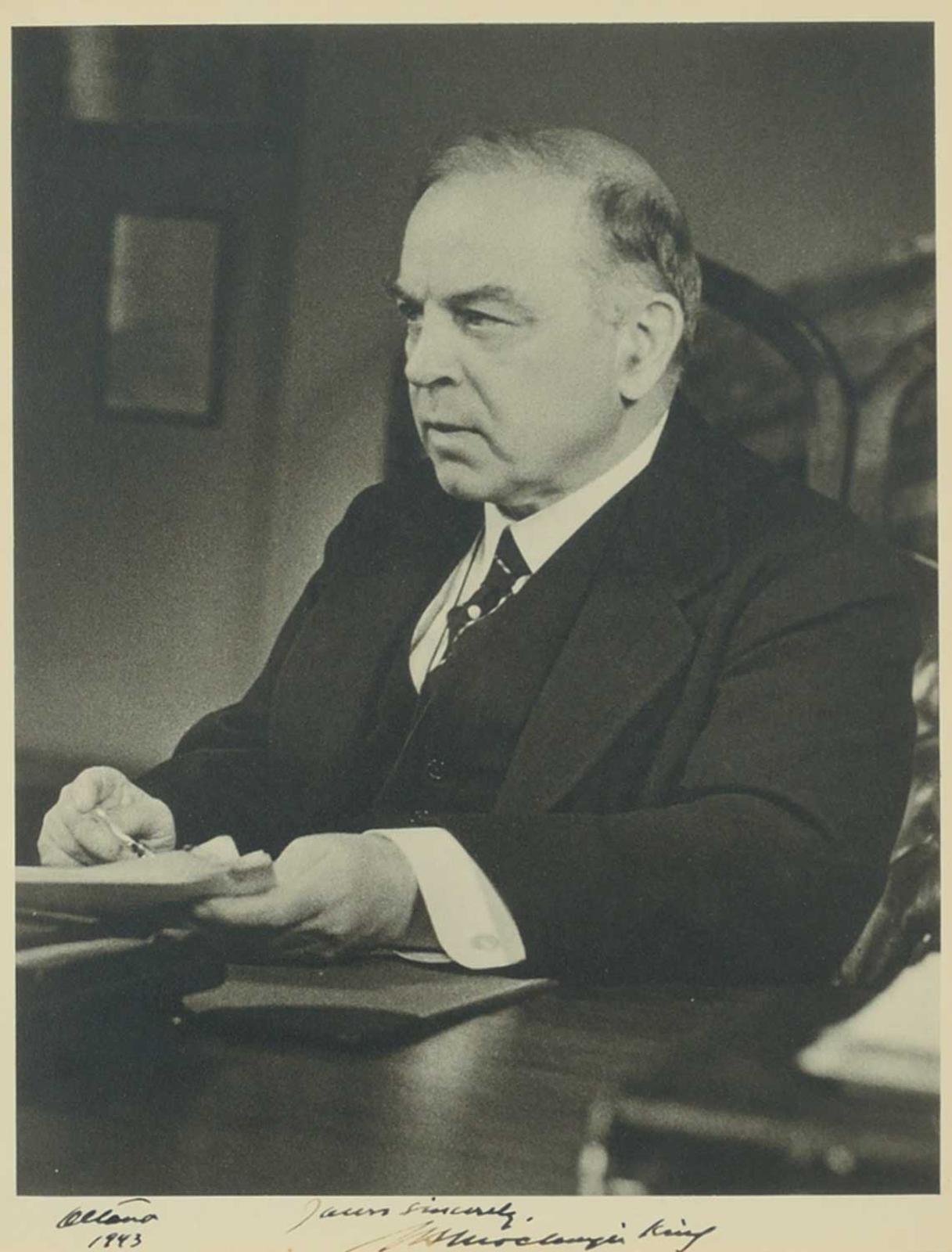 Political School - Untitled - Portrait of Mackenzie King