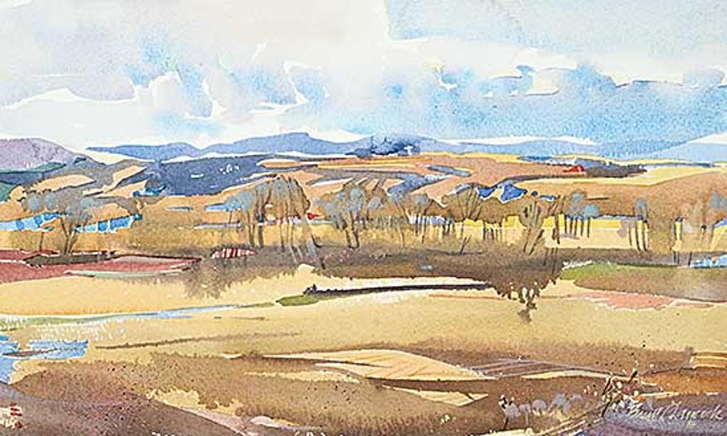 Brent R. Laycock (1947) - Untitled - Foothills with Blue Sky