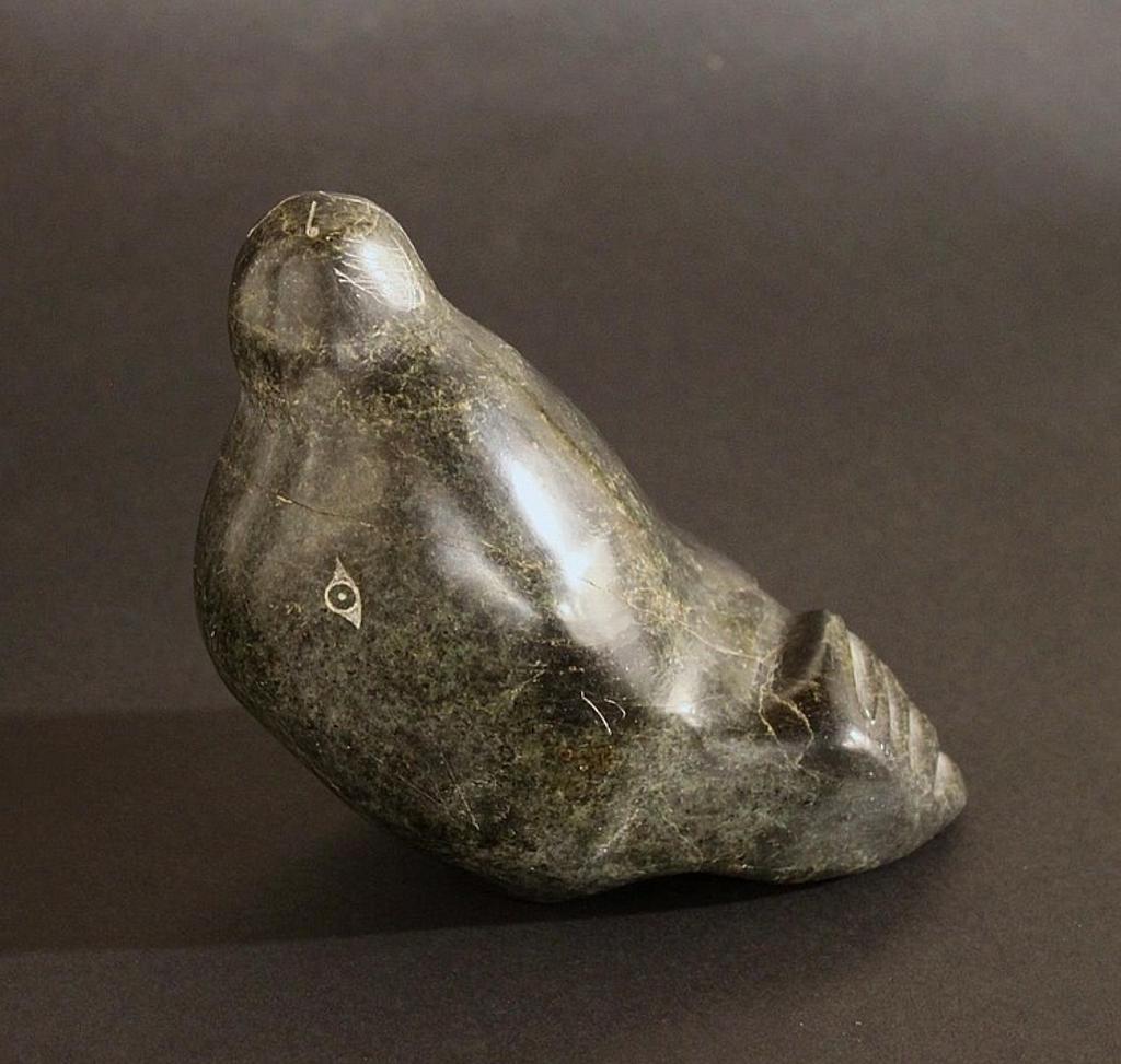 Peter Papiatuk - a soapstone carving of a seal