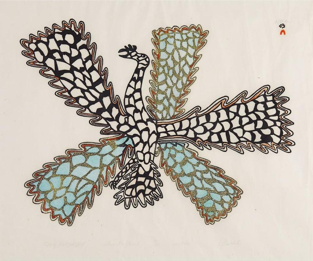 Pitseolak Ashoona (1904-1983) - Many Winged Bird