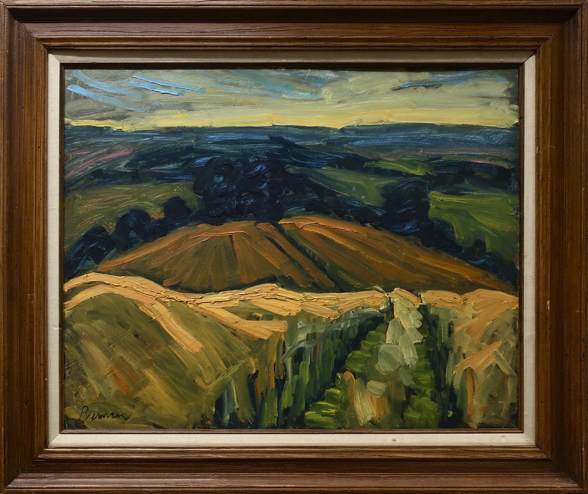 Jerry Brennan (1950) - Untitled (Rolling Hills Of Gold)