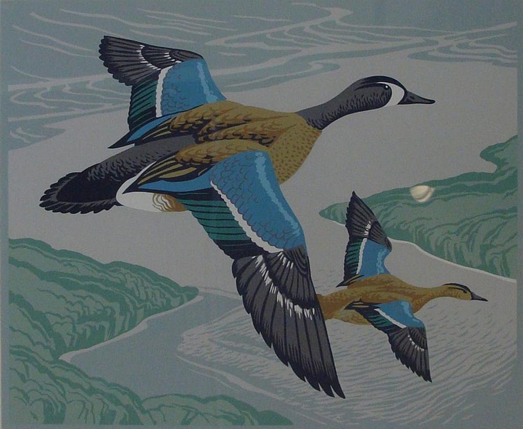 Alfred Joseph (A.J.) Casson (1898-1992) - Blue Winged Teal
